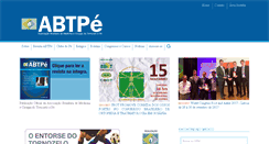 Desktop Screenshot of abtpe.org.br